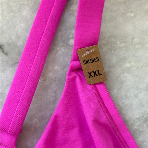 Pink Victoria Secret Vibrant Pink Unlined Bralette | XXL - Picture 3 of 5